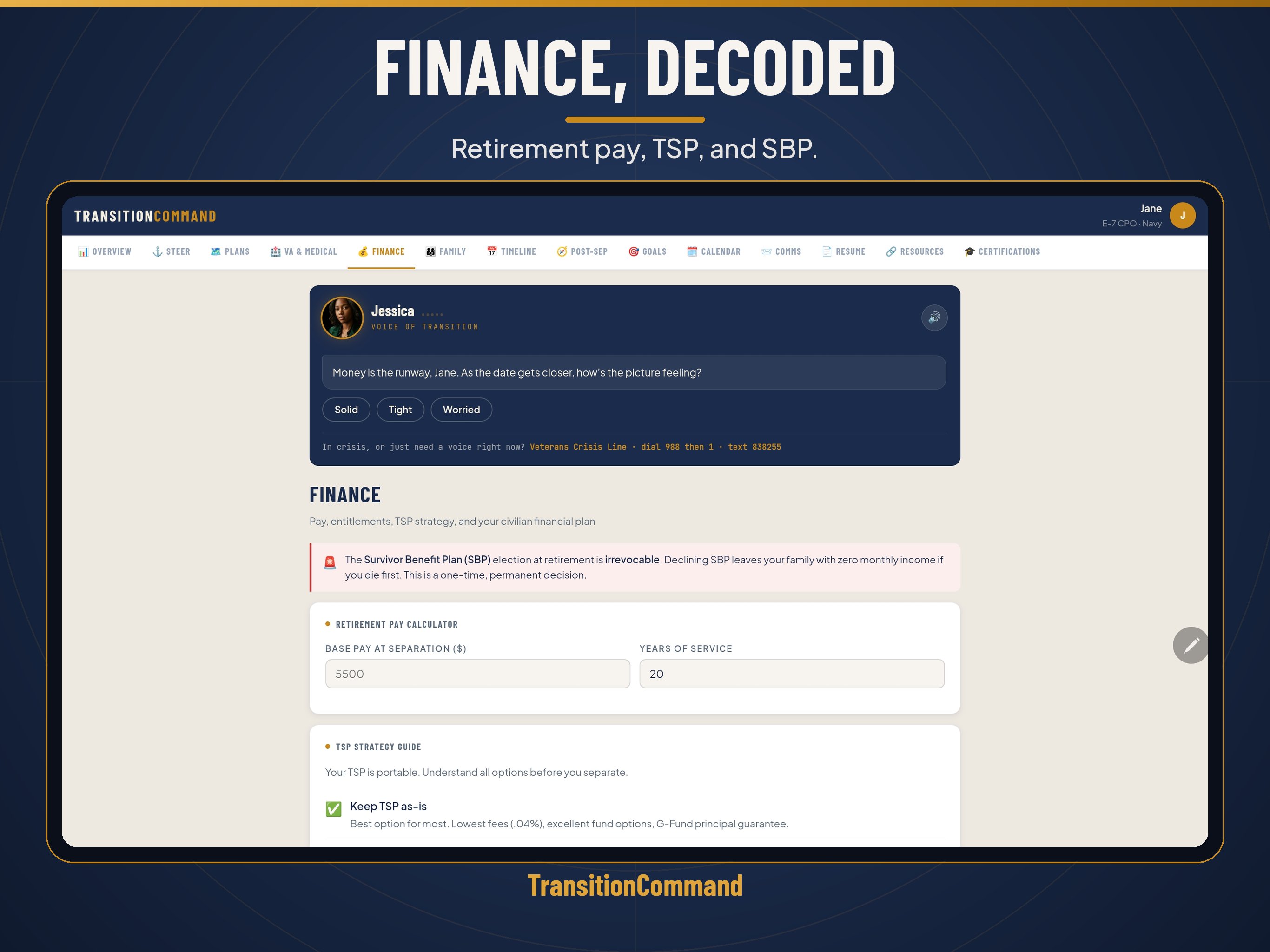 TransitionCommand Finance Decoded