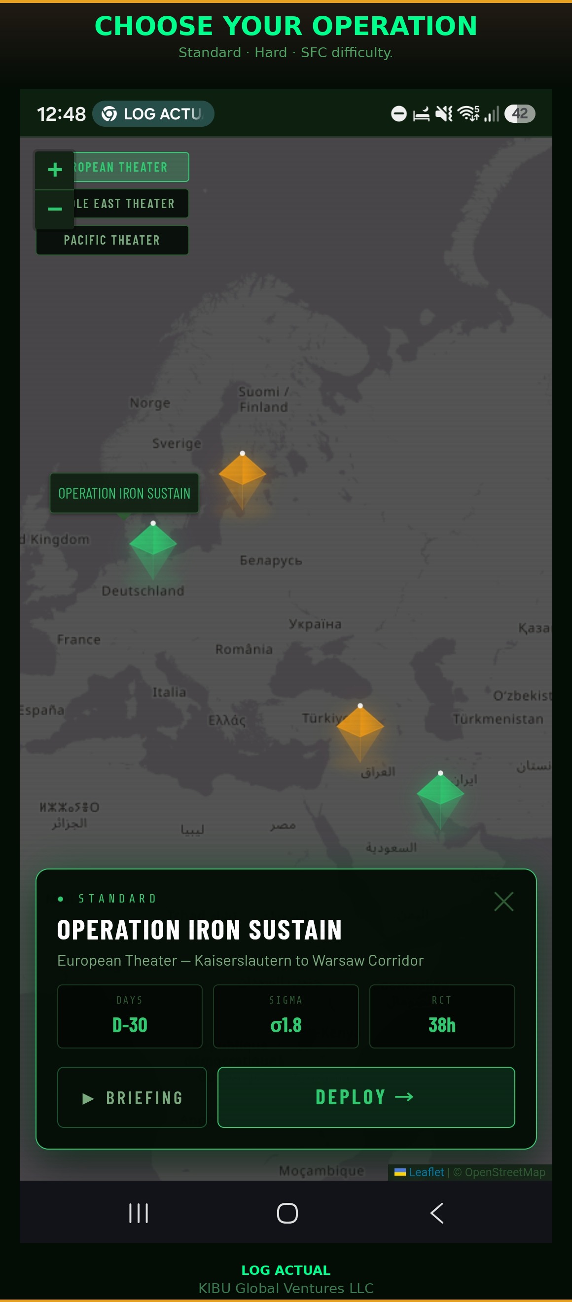 Log Actual - Choose Operation